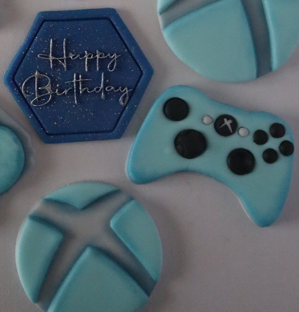 Xbox Birthday Fondant Topper Set