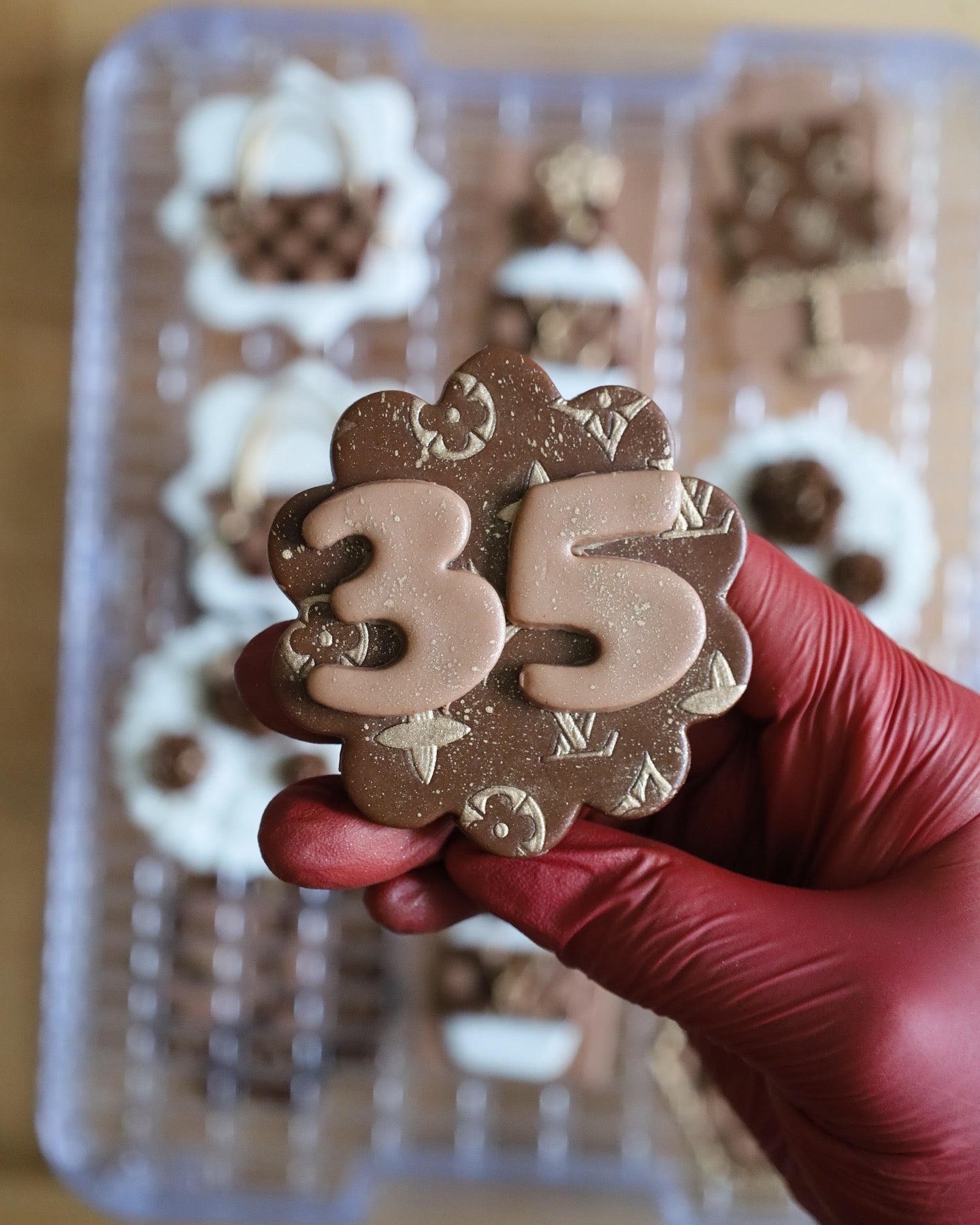 Designer Birthday Fondant Toppers