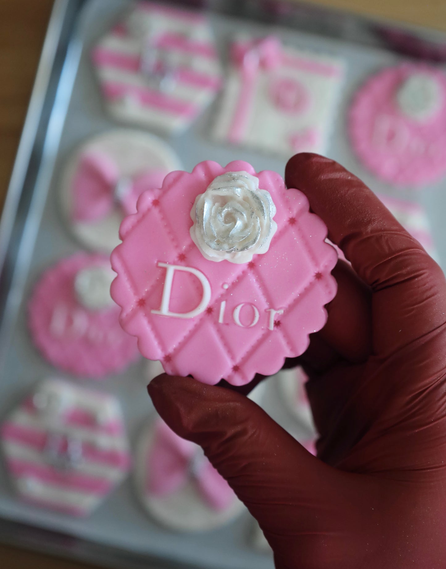 Designer Birthday Fondant Toppers