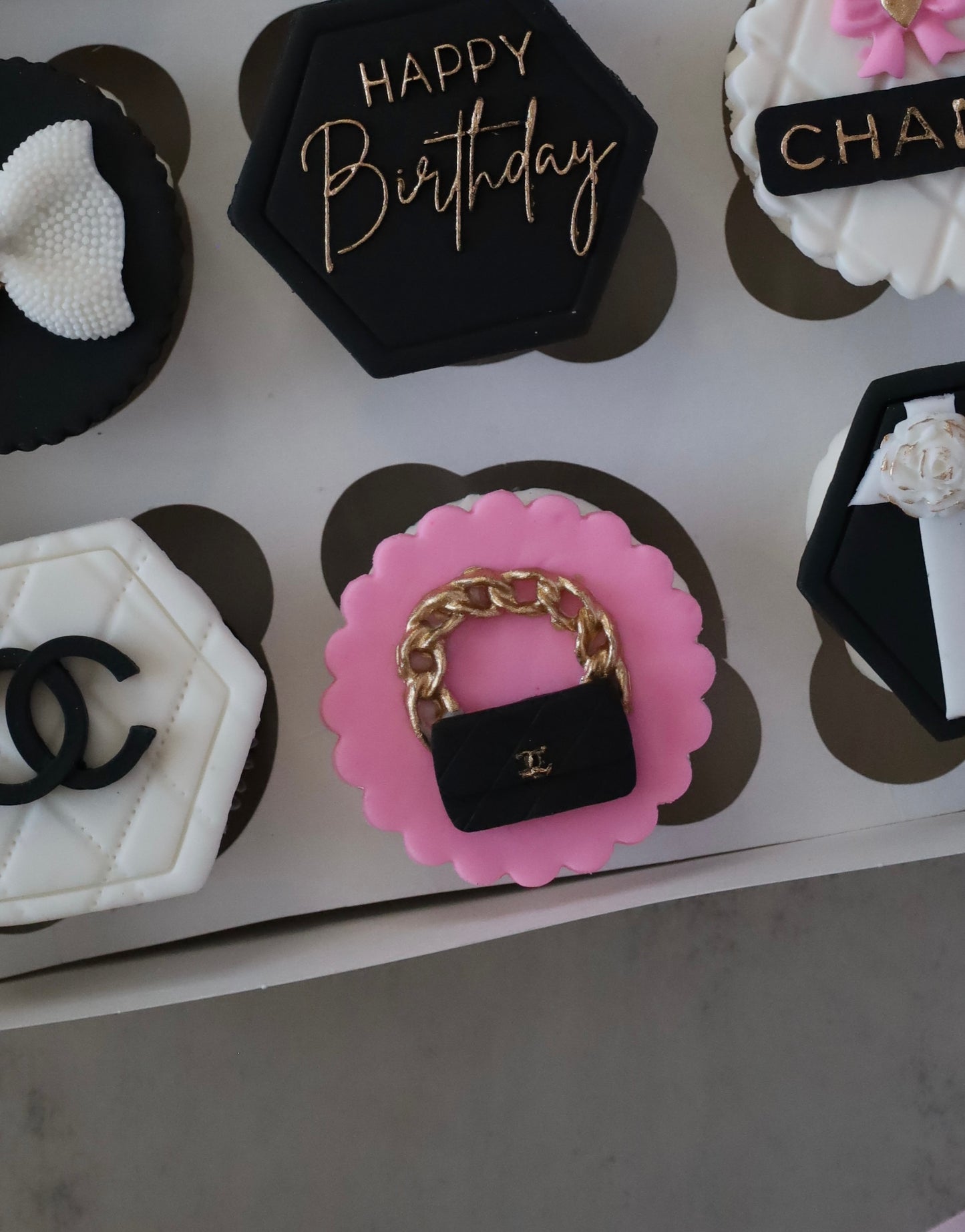 Designer Birthday Fondant Topper