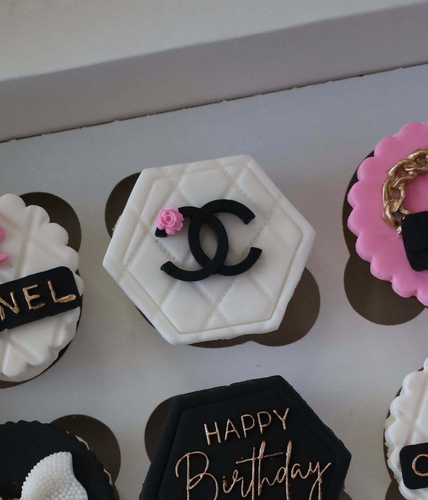 Designer Birthday Fondant Topper