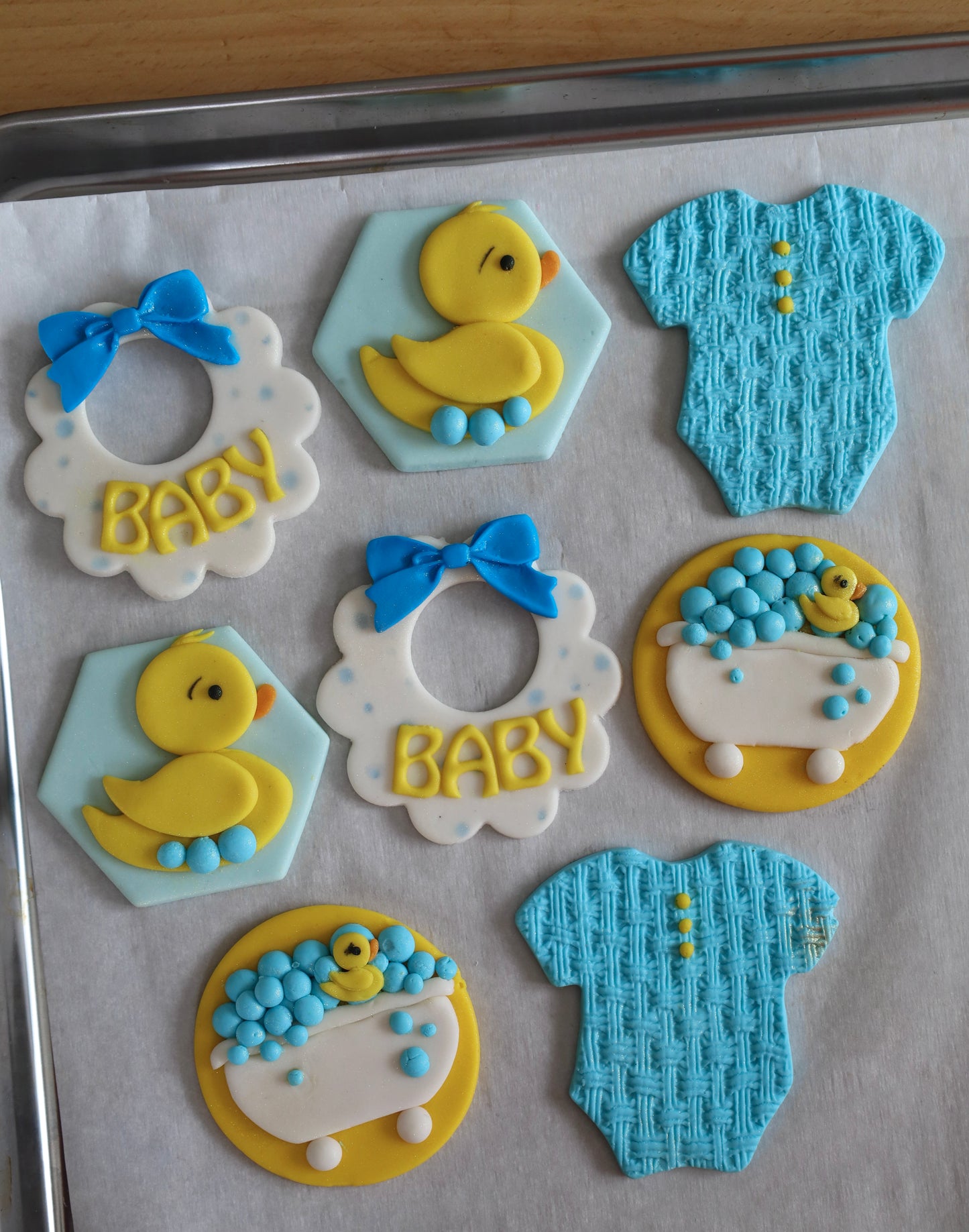 Rubber Ducky Babyshower Toppers