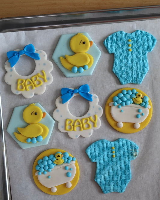 Rubber Ducky Babyshower Toppers