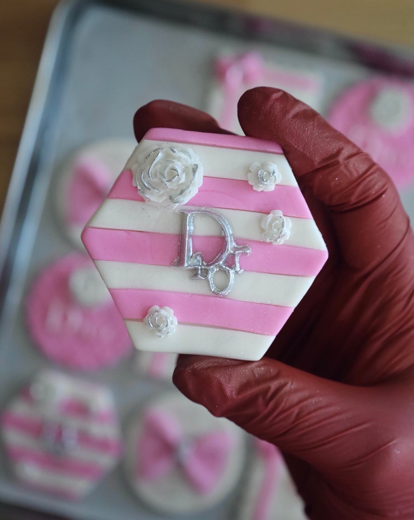 Designer Birthday Fondant Toppers