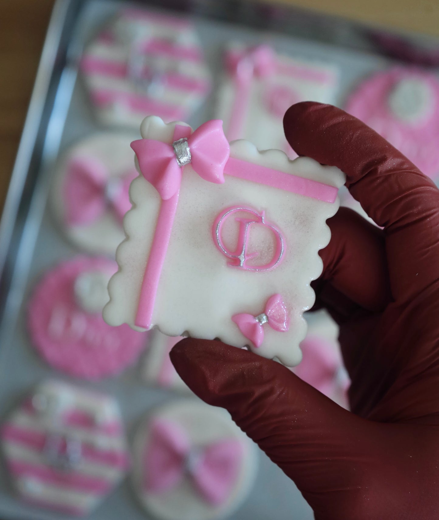 Designer Birthday Fondant Toppers