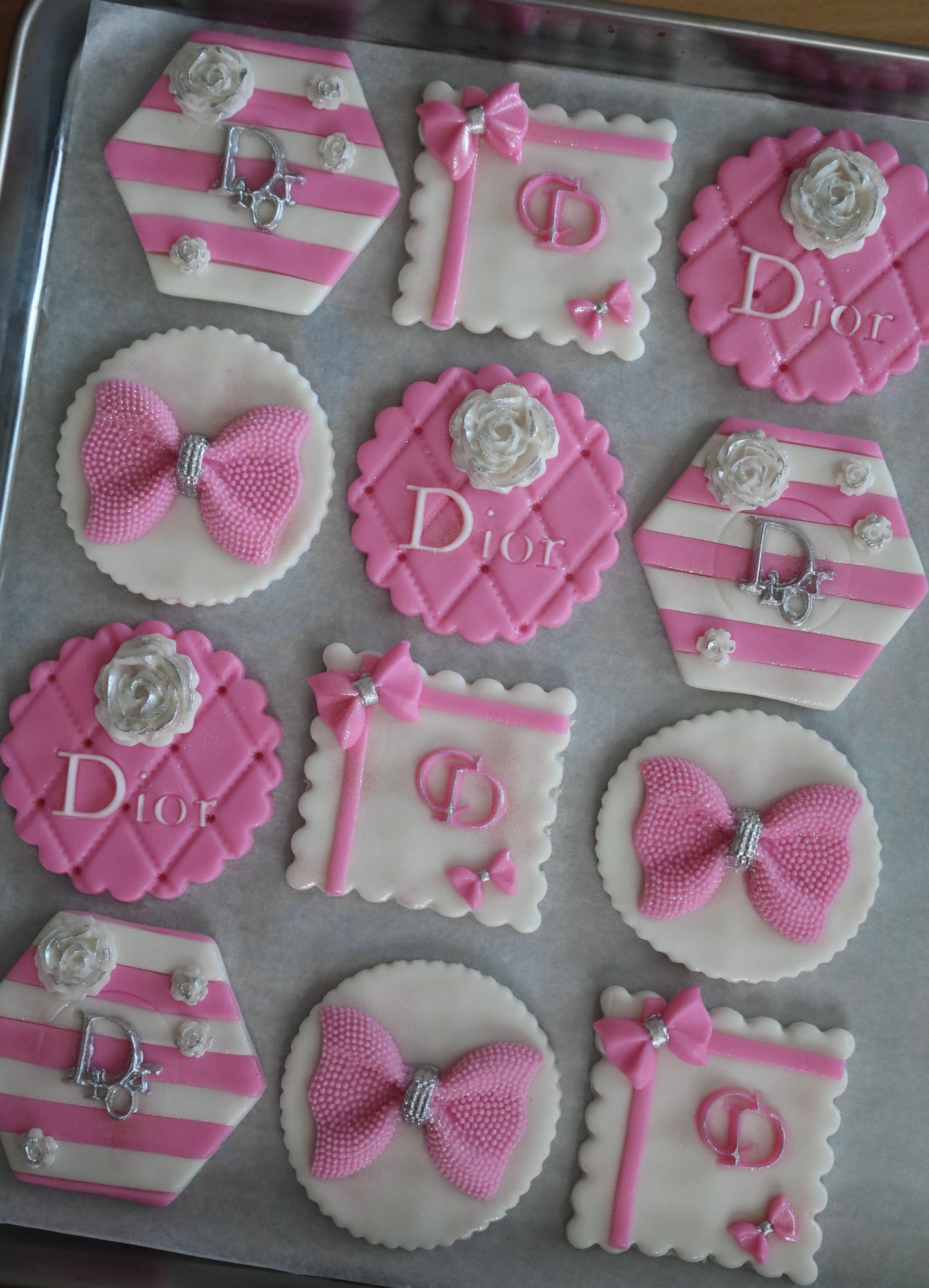 Designer Birthday Fondant Toppers