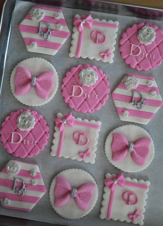 Designer Birthday Fondant Toppers
