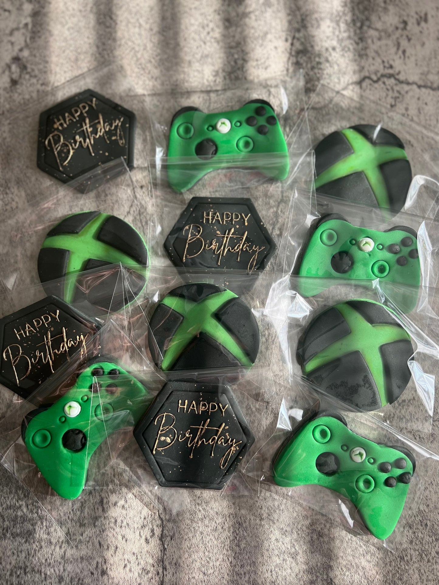 Xbox Birthday Fondant Topper Set