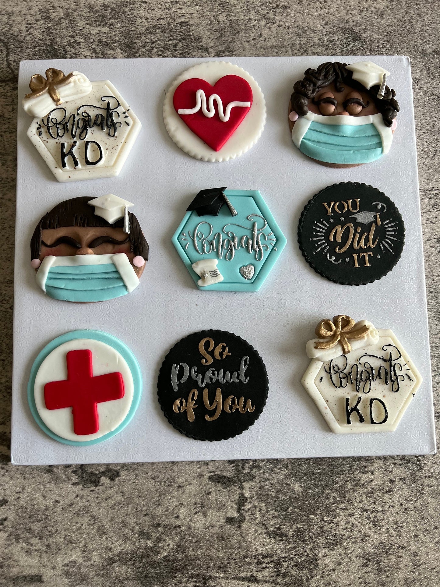 Nurse/ Doctor Graduation Toppers