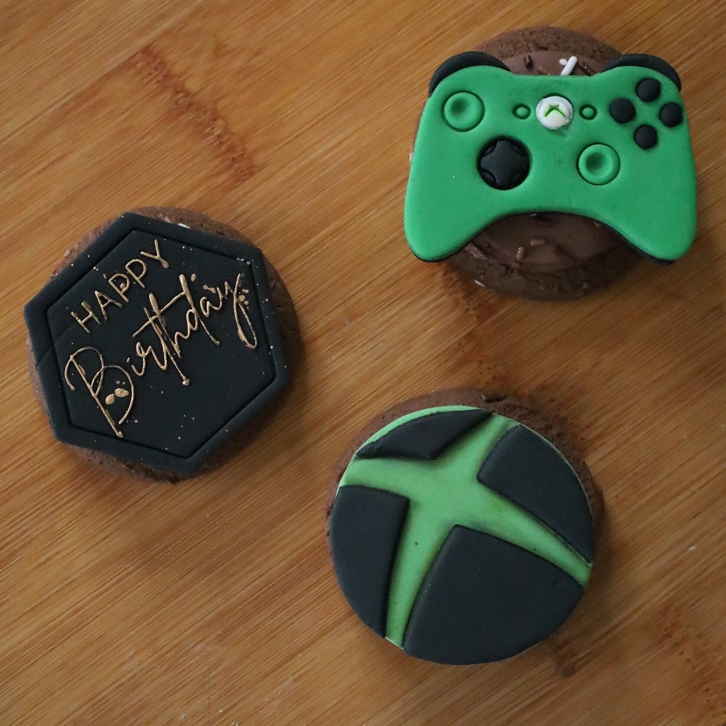 Xbox Birthday Fondant Topper Set