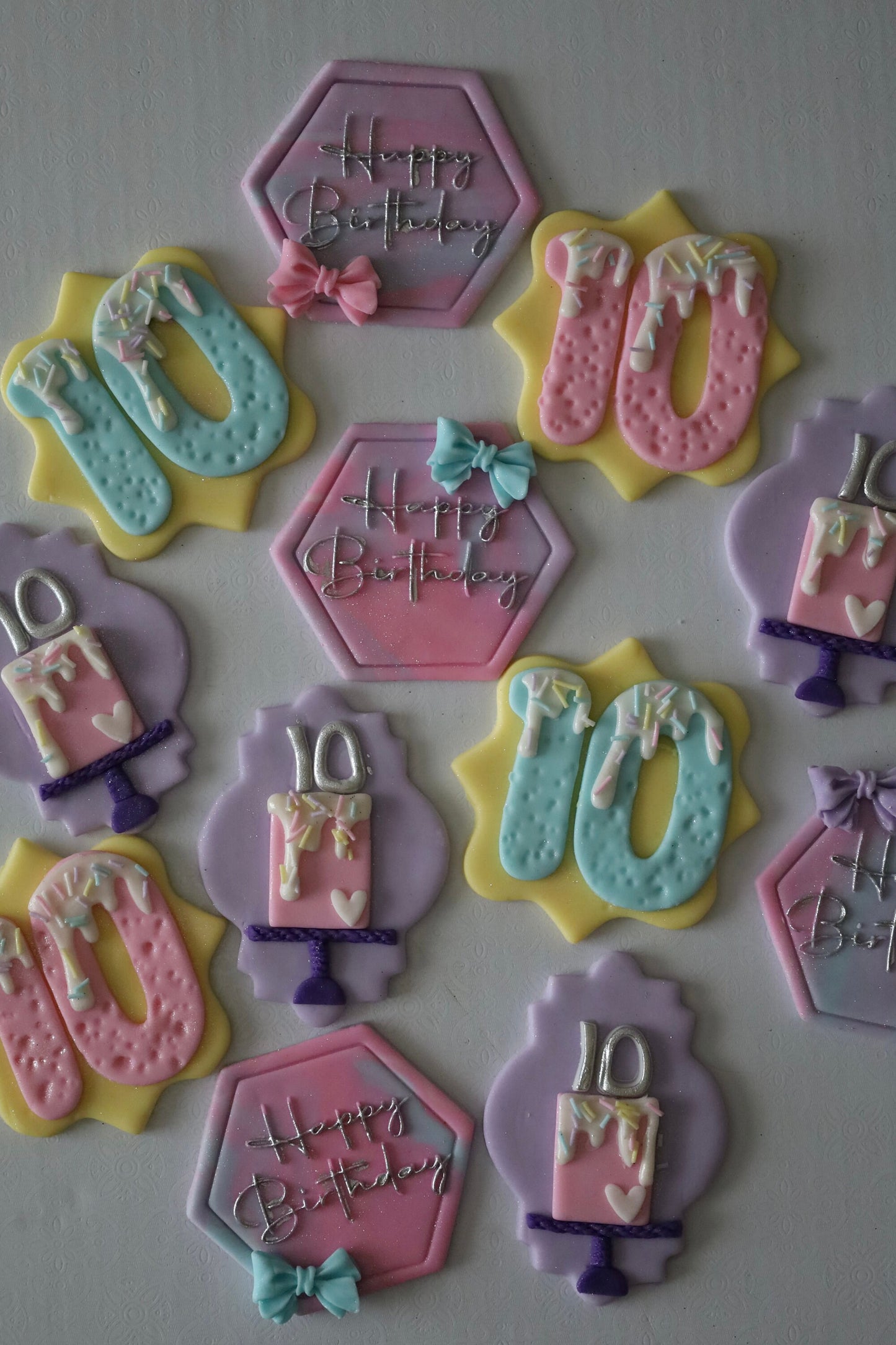 Designer Prom/Birthday Fondant Topper Set